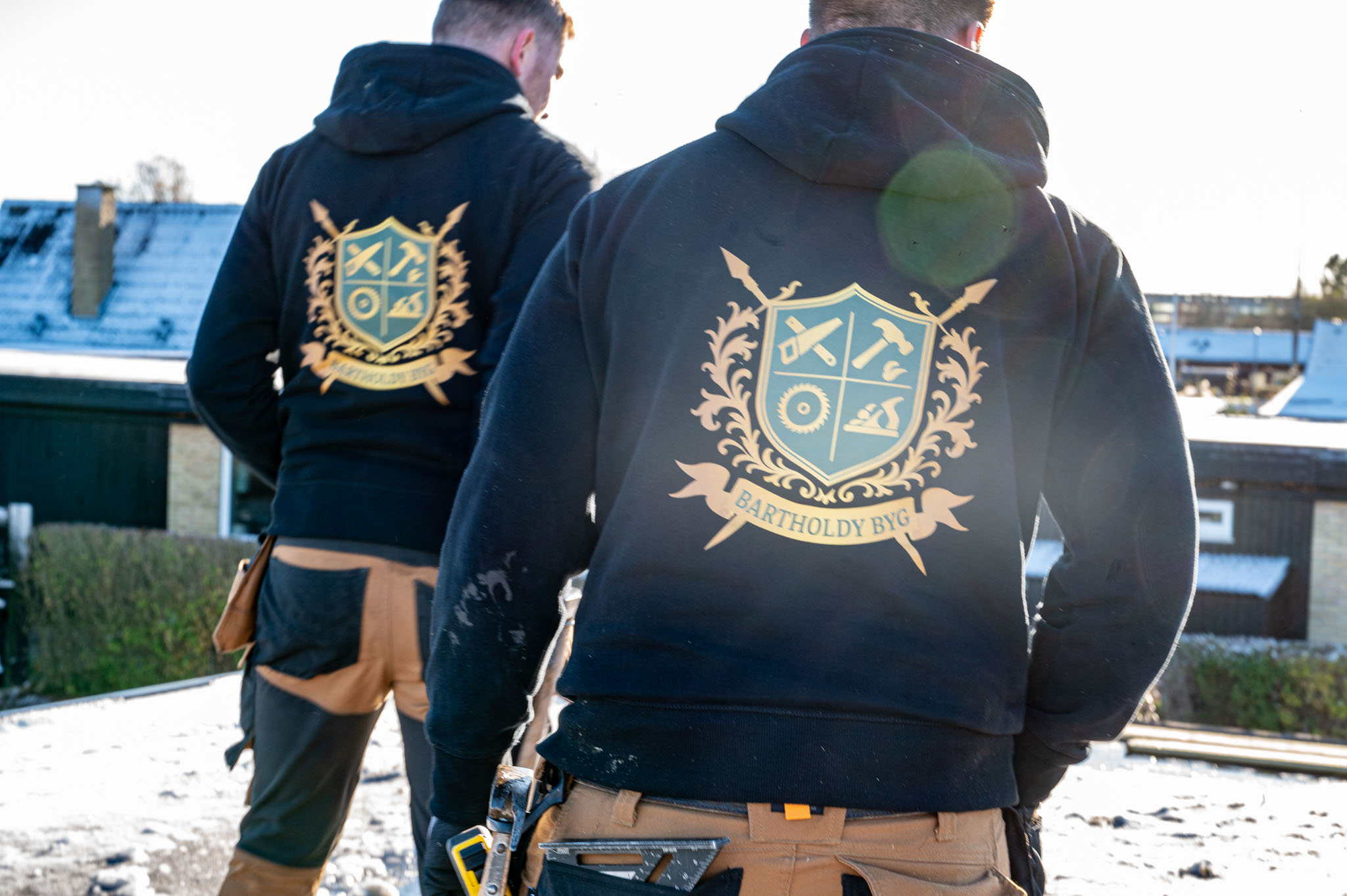 Tilbygning under opførelse